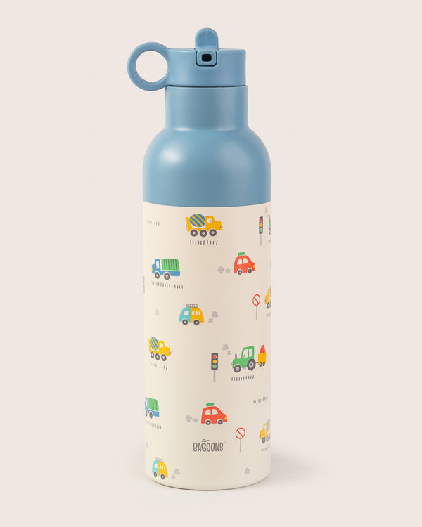 750ml Water Bottle - Blue Vehicle (Seconds Sale)