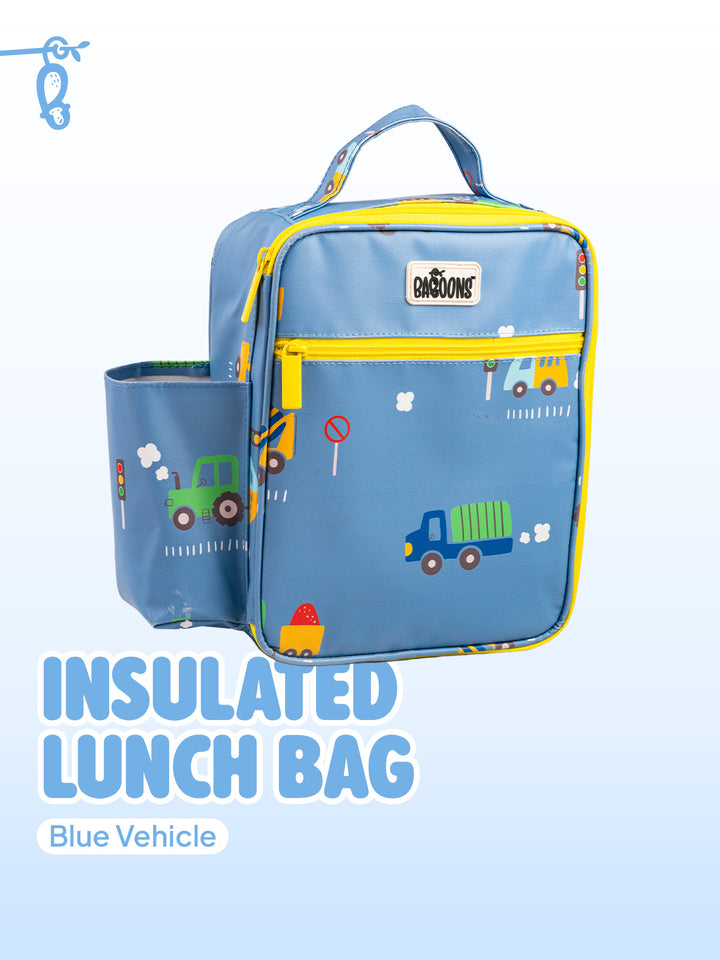 Insulated Lunch Bag - Blue Vehicle