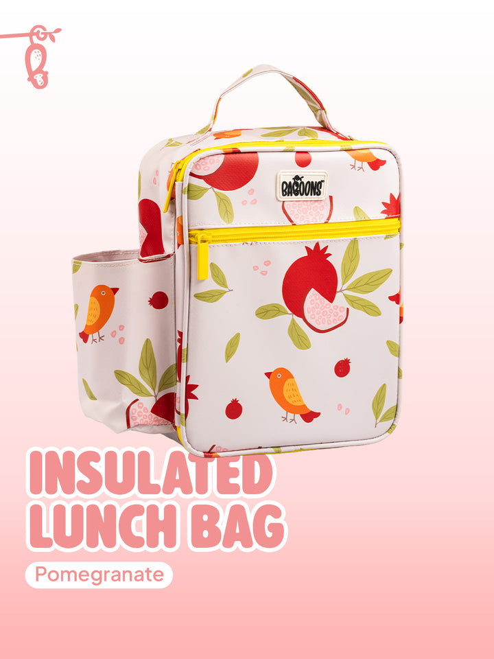 Insulated Lunch Bag - Pomegranate