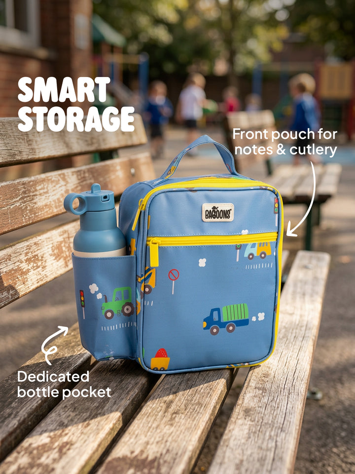 Insulated Lunch Bag - Blue Vehicle