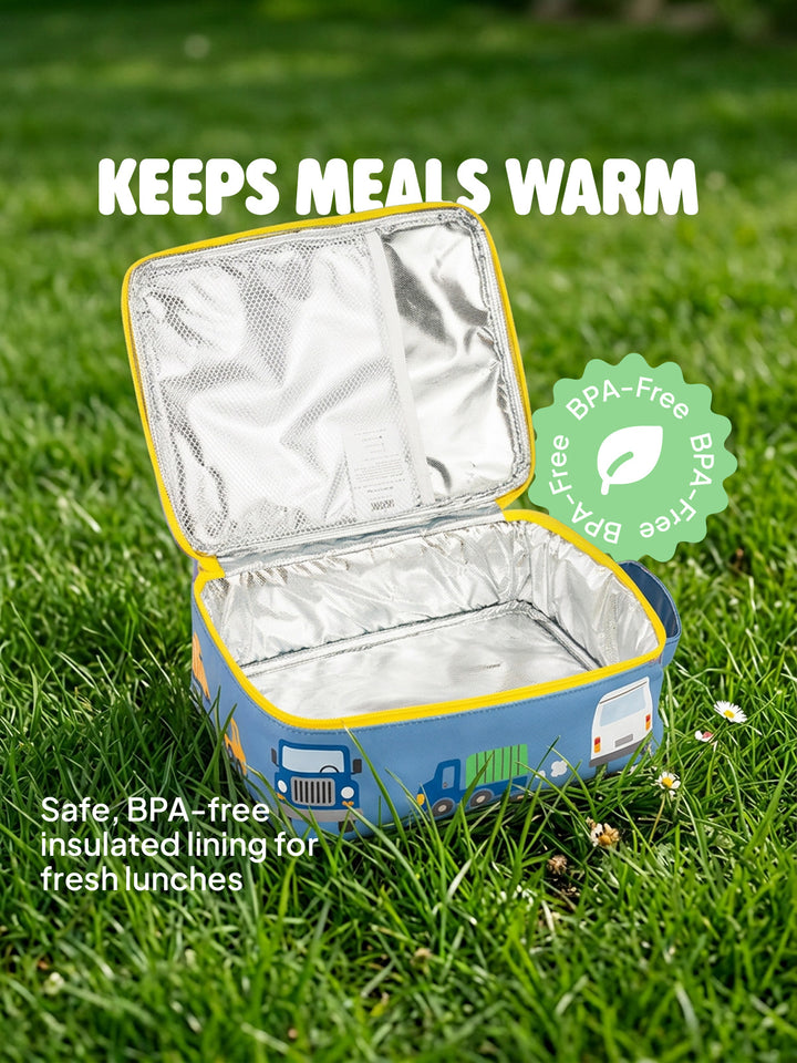 Insulated Lunch Bag - Blue Vehicle