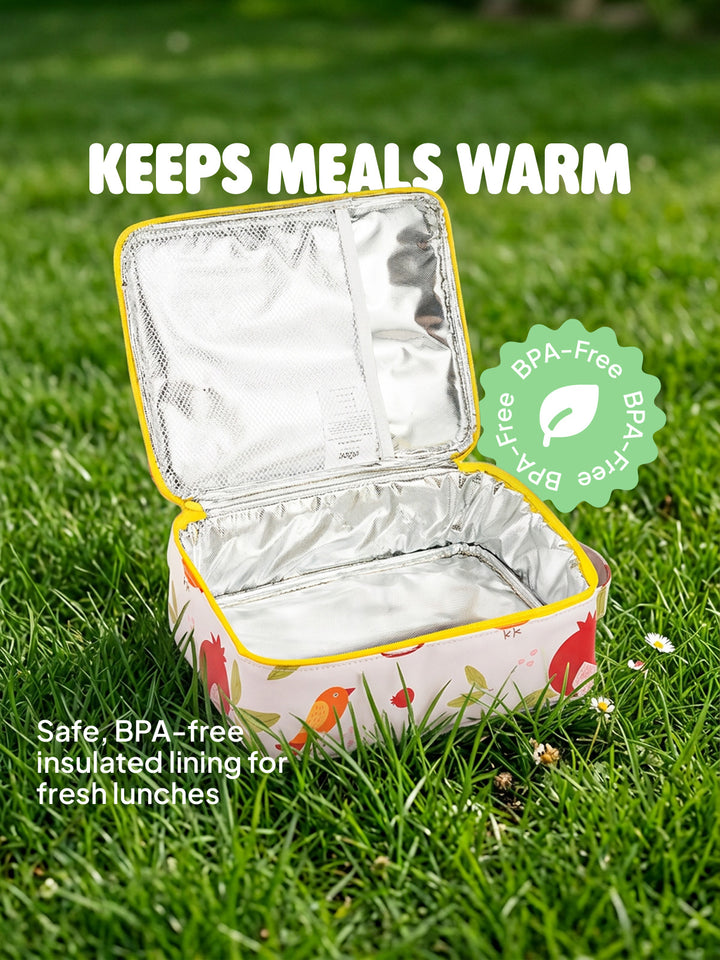 Insulated Lunch Bag - Pomegranate