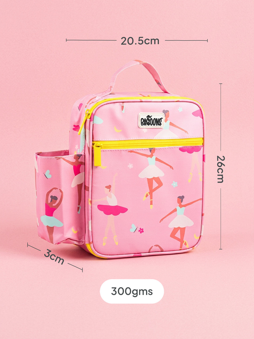 Insulated Lunch Bag - Pink Ballerina