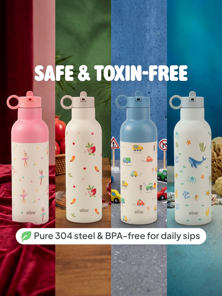 750ml Water Bottle - Pink Ballerina (Seconds Sale)