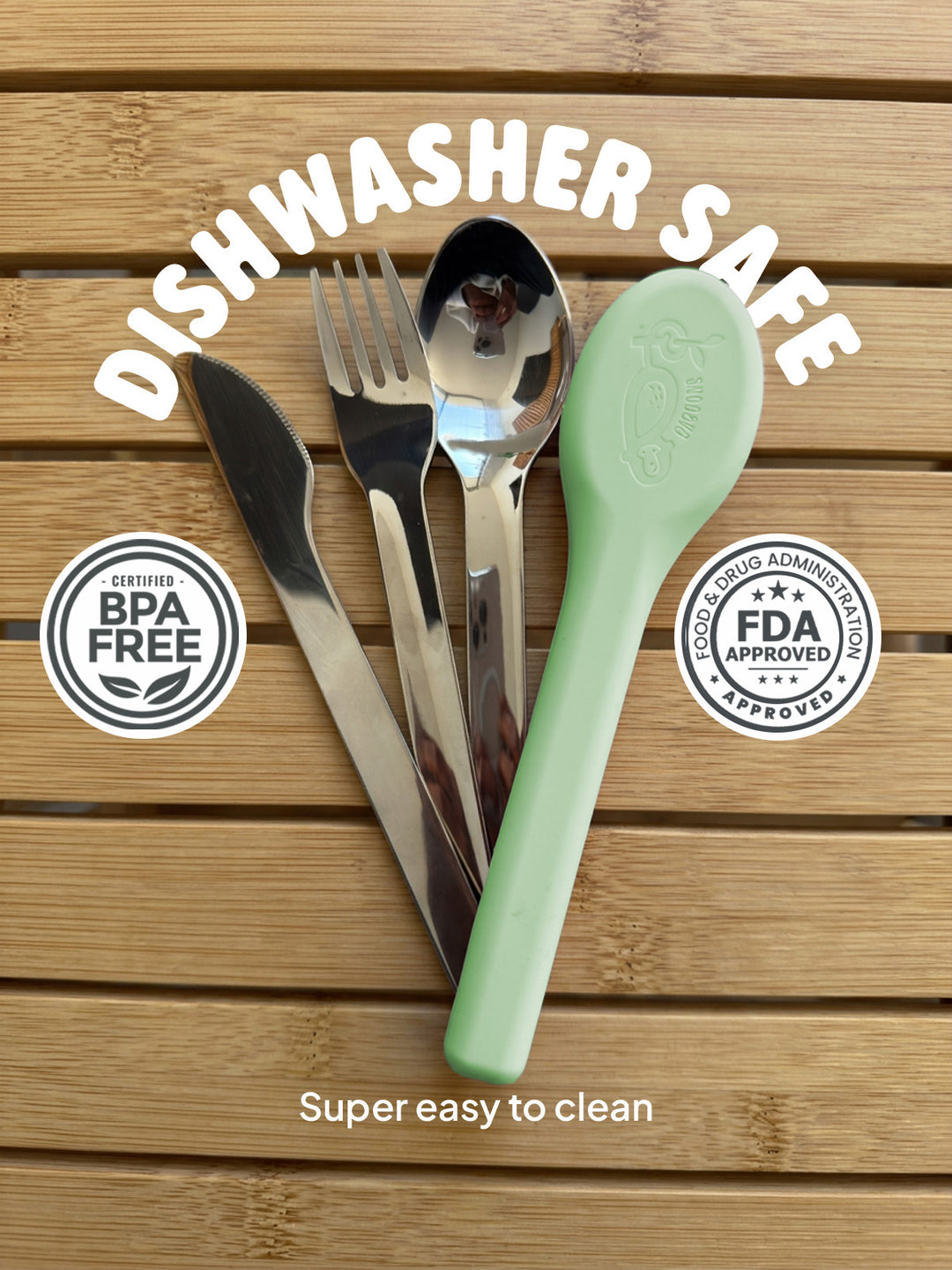 Reusable Cutlery Set - Mint