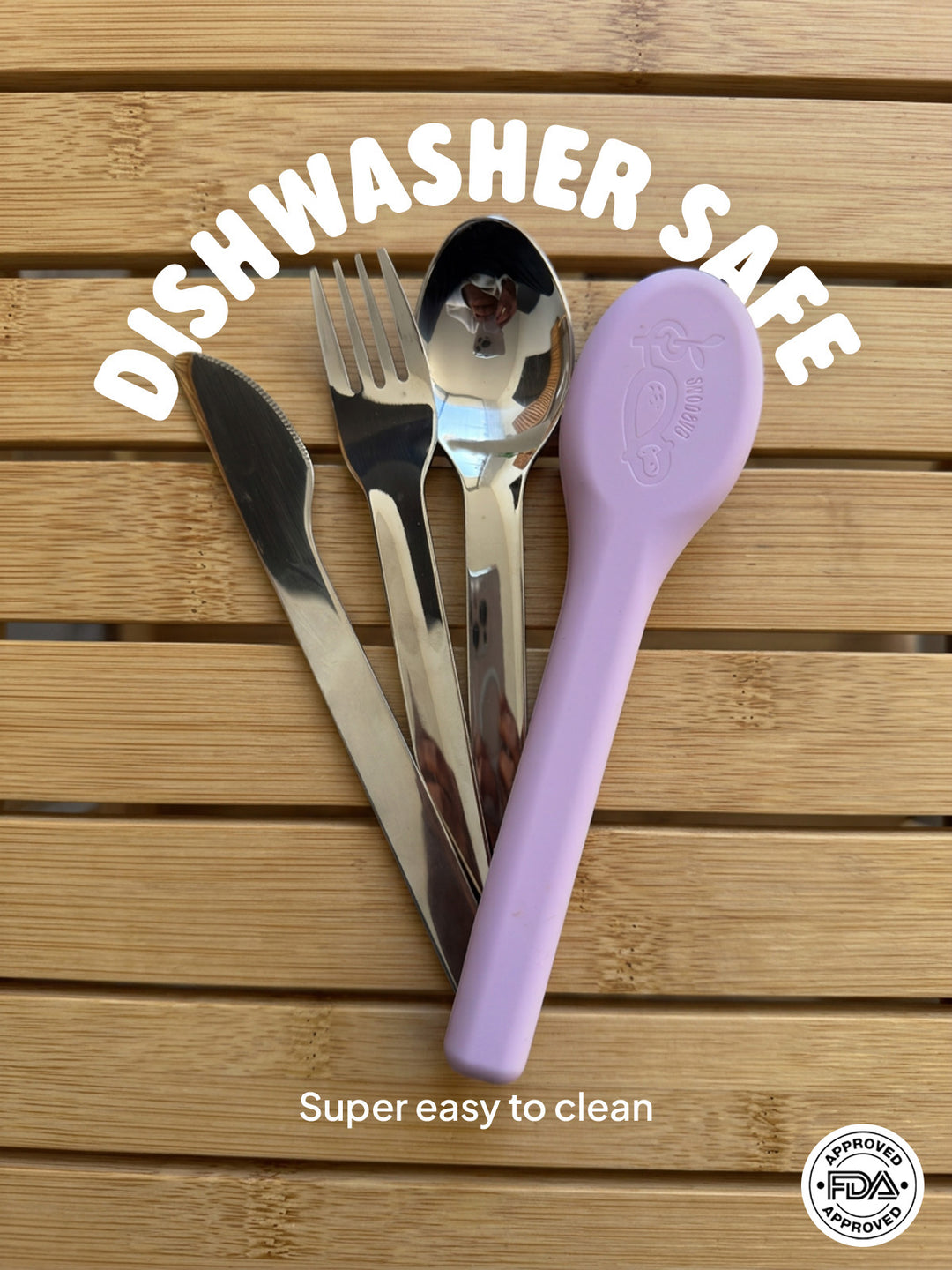 Reusable Cutlery Set - Lilac