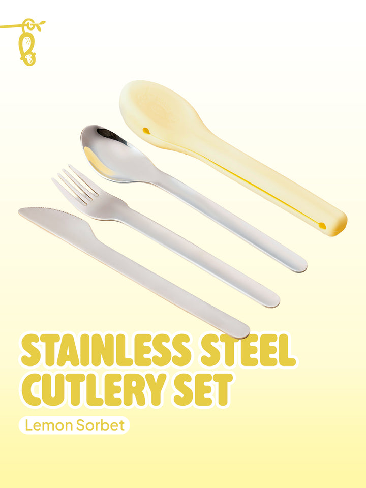Reusable Cutlery Set - Lemon Sorbet