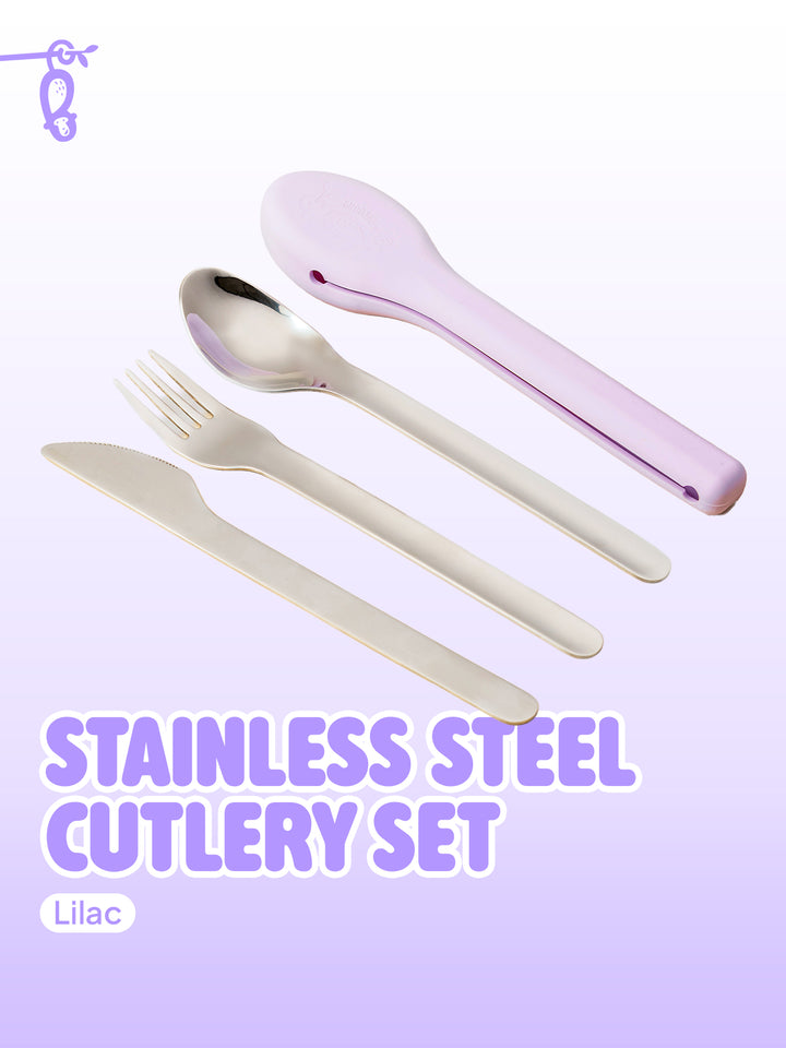 Reusable Cutlery Set - Lilac
