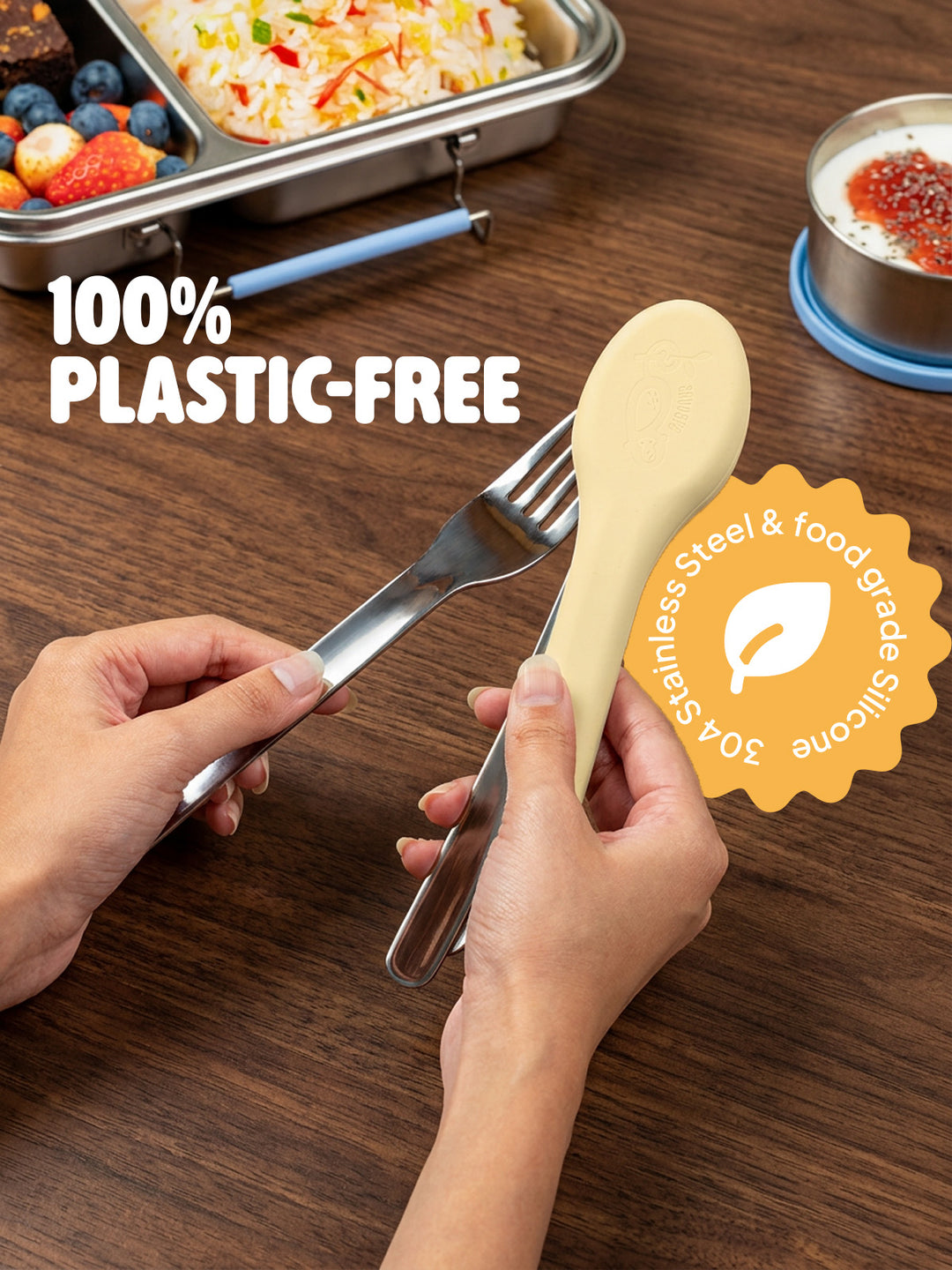 Reusable Cutlery Set - Lemon Sorbet