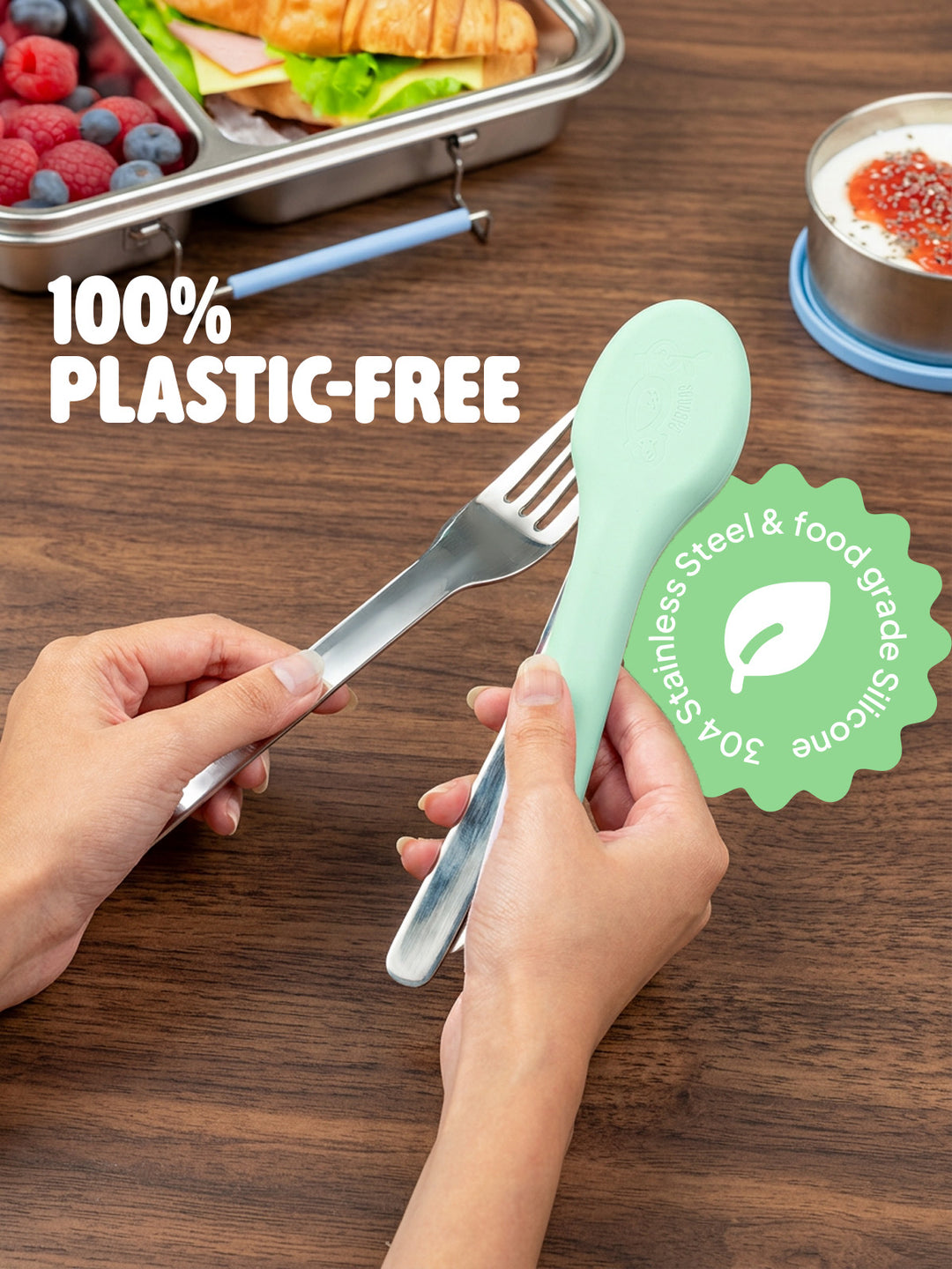 Reusable Cutlery Set - Mint