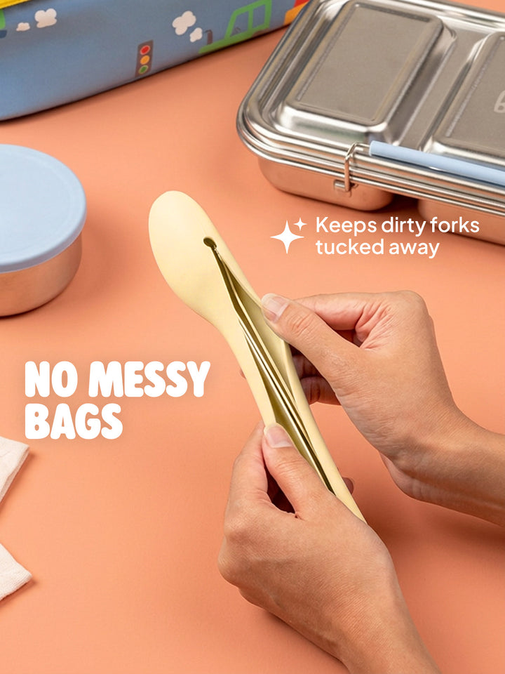 Reusable Cutlery Set - Lemon Sorbet