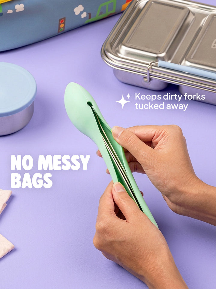 Reusable Cutlery Set - Mint