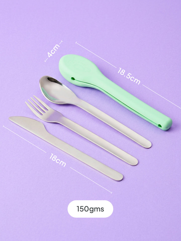 Reusable Cutlery Set - Mint
