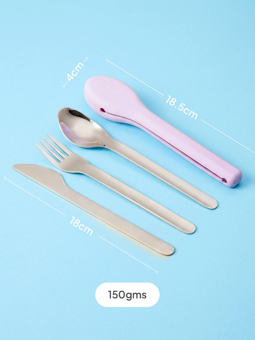 Reusable Cutlery Set - Lilac