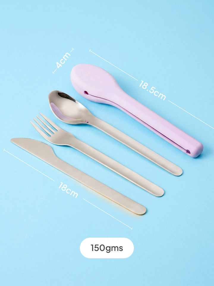 Reusable Cutlery Set - Lilac