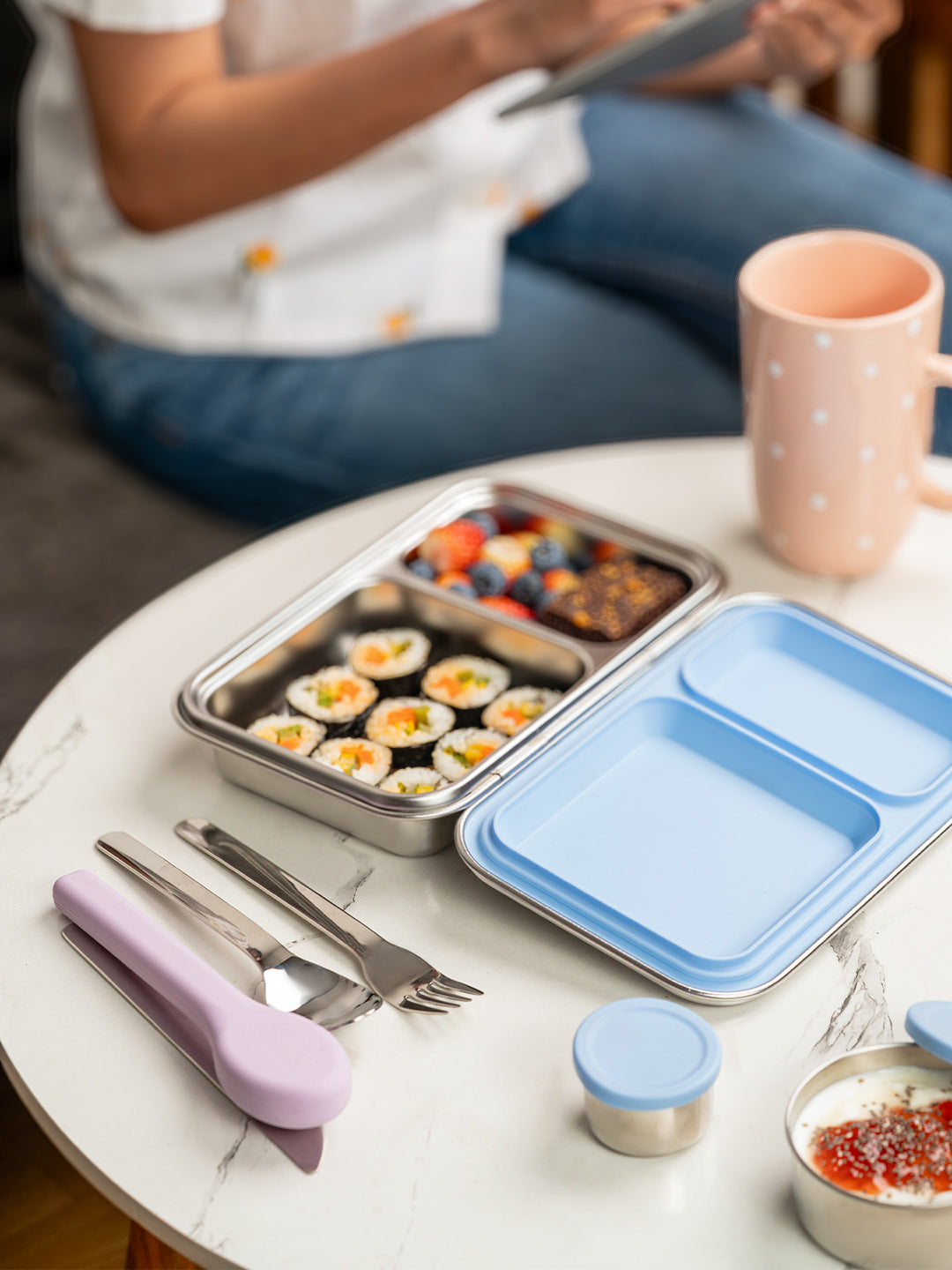 Reusable Cutlery Set - Lilac