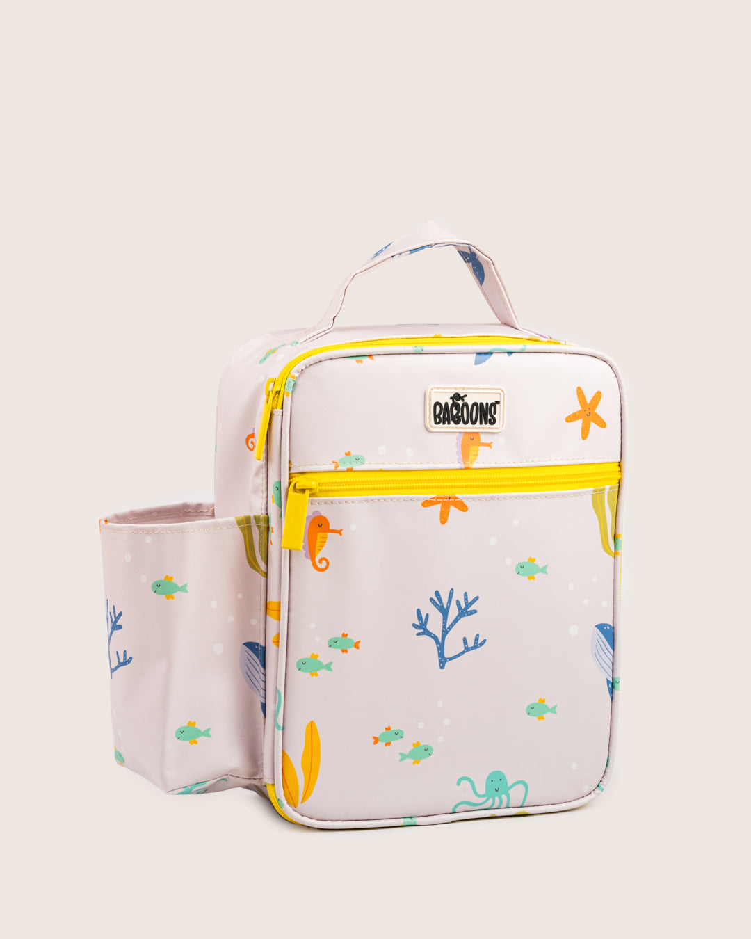 Baboons insulated kids lunch bag - underwater design, durable, water-resistant, perfect for bento boxes and snacks, available in India